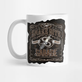 Snake Bite Hot Rod Garage Mug